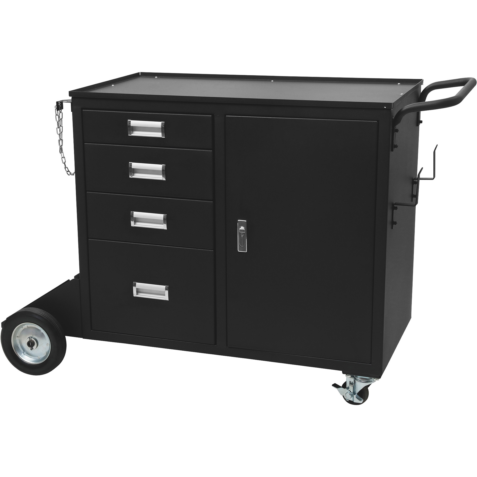 Klutch Heavy-Duty Welding Workstation, 4 Drawers, 50-3/4in.L x 24-3/8in.W x 34-5/8in.H
